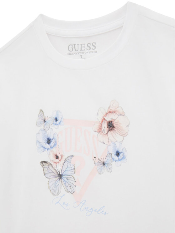 Guess Guess Camiseta J6RI32 K6YW4 Blanco Regular Fit