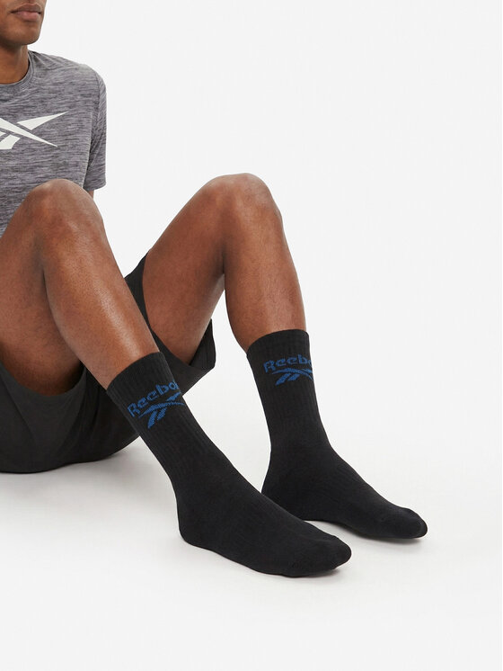 Reebok Довгі шкарпетки Reebok R0258-SS24 (3-pack) Чорний