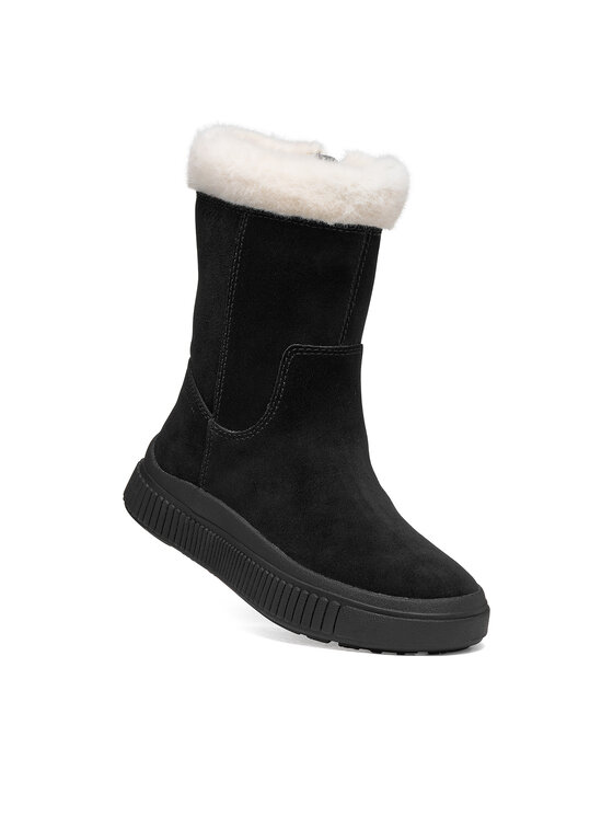 Geox Ботуши Geox J Laquinny Girl Wpf J56NFB 00022 C9997 S Черен
