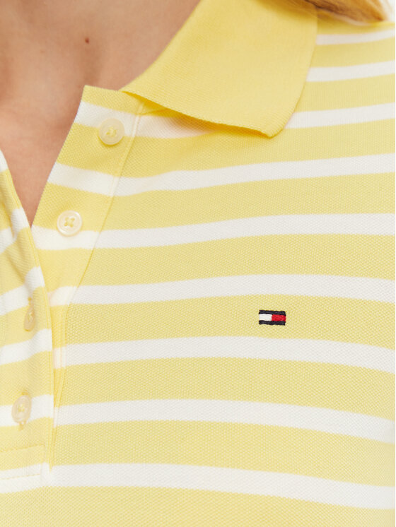 Tommy Hilfiger Tommy Hilfiger Polo 1985 WW0WW43225 Žuta Slim Fit