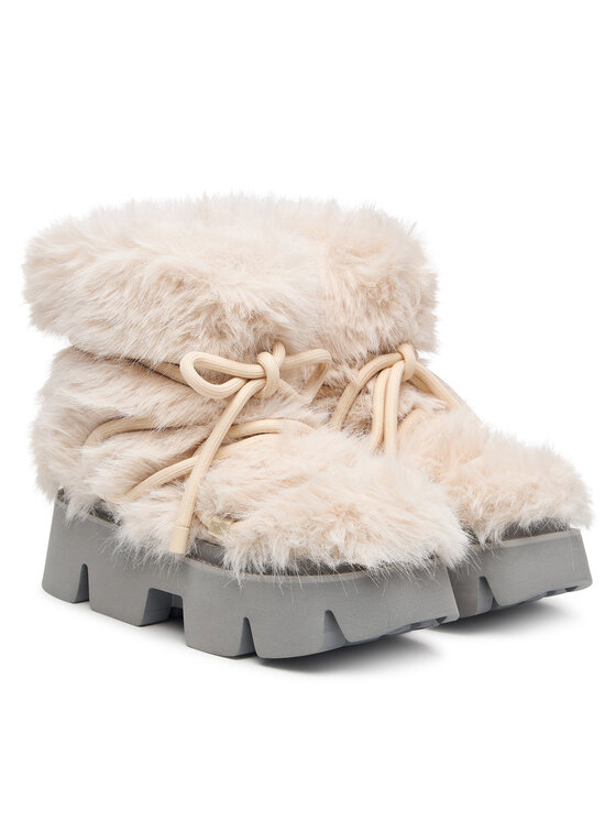 United Nude Snehule United Nude Stomper Fur Boot 11048828120 Krémová