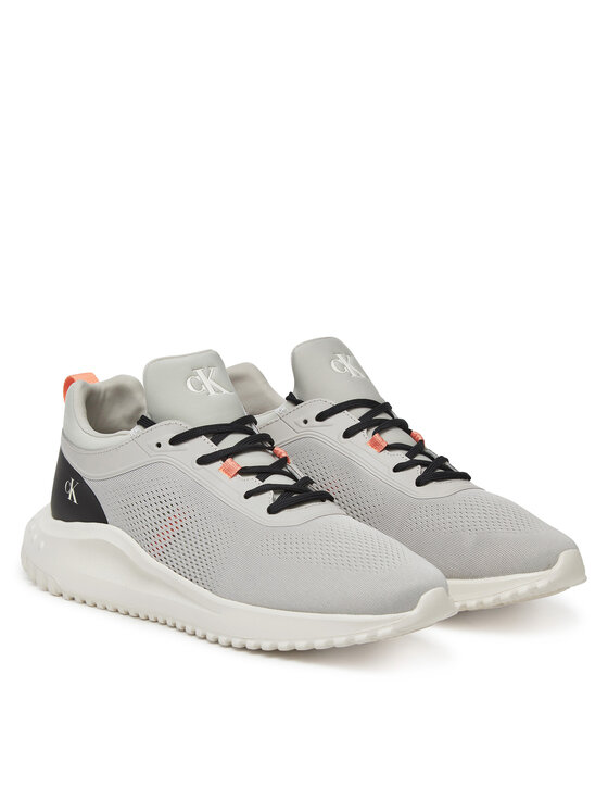Calvin Klein Jeans Sneakersy Calvin Klein Jeans Eva Runner Tech Knit YM0YM01293 Szary