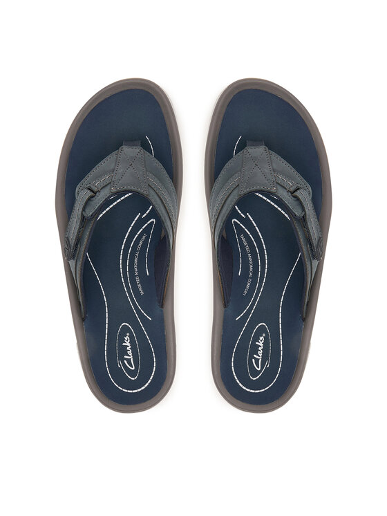 Clarks В'єтнамки Clarks Wesley Sun 26181916 Cиній