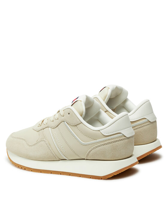 Tommy Jeans Snīkeri Tommy Jeans Tjw Eva Retro Runner EN0EN02771 Bēšs