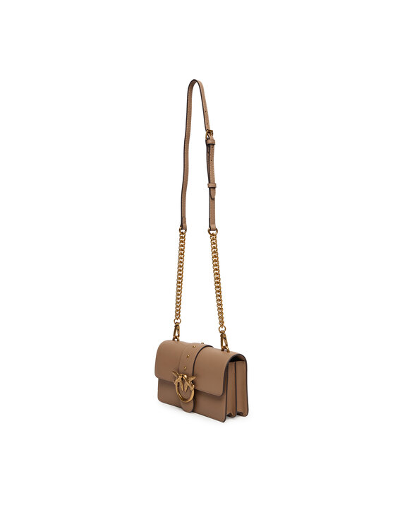 PINKO Ročna torba PINKO Love One Mini ST.CL Al 25-26 PLTT 105856 A0F1 Rjava