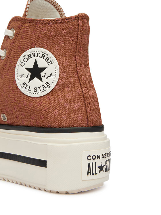 Converse Кеди Converse Chuck Taylor All Star Lift Double Stack Platform Deer A17883C Коричневий