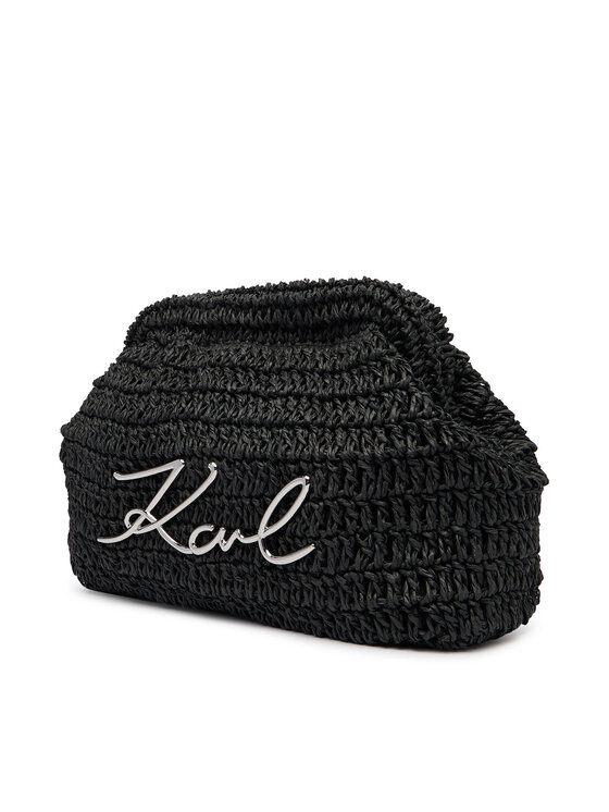 KARL LAGERFELD Ročna torba KARL LAGERFELD B1W46083 Črna