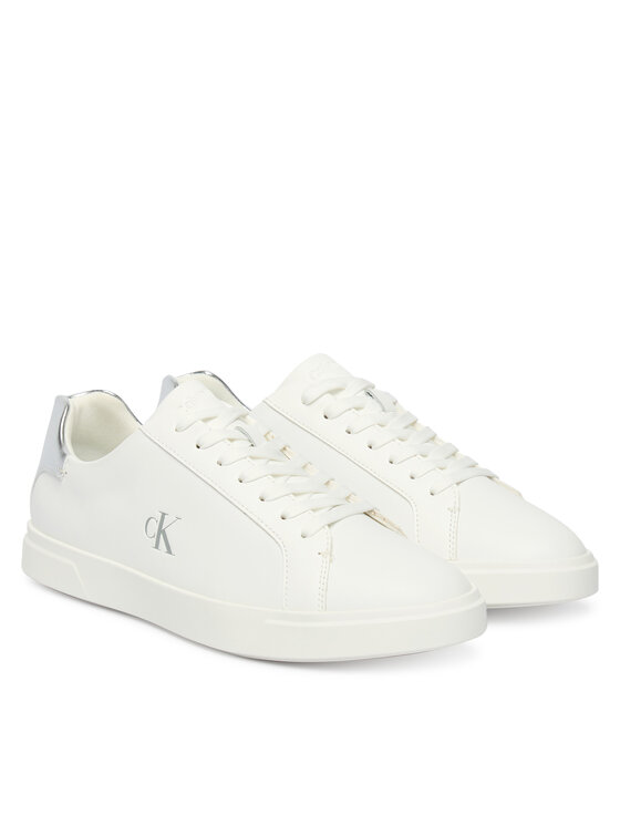 Calvin Klein Αθλητικά Calvin Klein Low Pro Cups Laceup Lth Met HW0HW02846 Λευκό