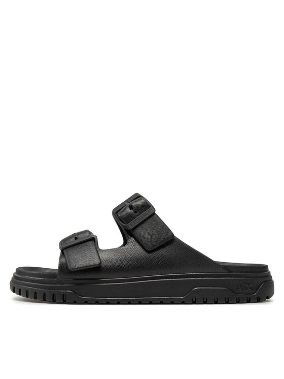 Armani Exchange Шльопанці Armani Exchange XDP043 XV821 00002 Чорний