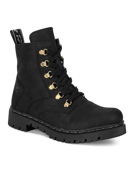 Rieker Botines planos Rieker Y2422-00 Negro