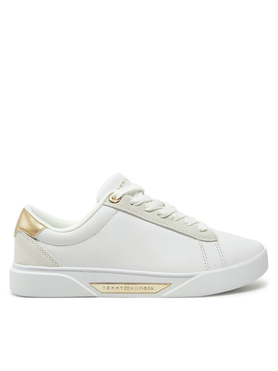 Tommy Hilfiger Sneakers Tommy Hilfiger Chic Court Sneaker FW0FW08382 Bianco