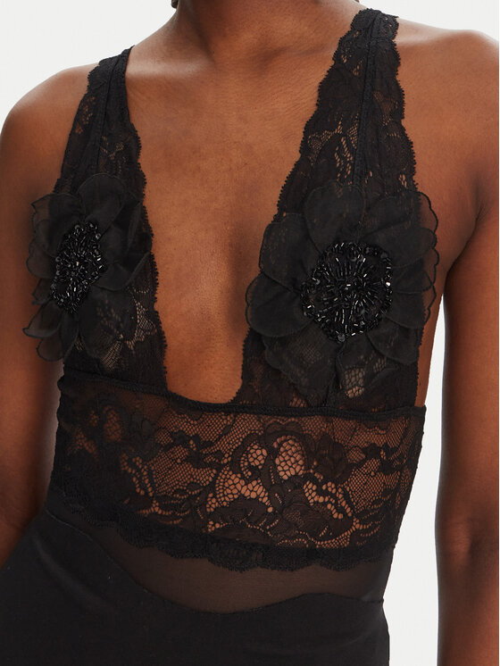 Elisabetta Franchi Elisabetta Franchi Боді BO03452E2 110 Чорний Regular Fit