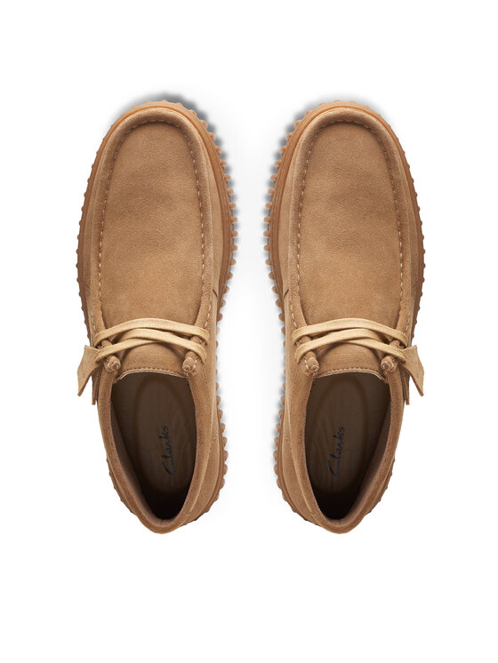 Clarks Šnurovacia obuv Clarks Torhill Hi 26173663 Hnedá