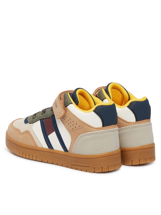 Tommy Hilfiger Сникърси Tommy Hilfiger High Top Lace-Up/Velcro Sneaker T1X9-35229-1269 M Цветен