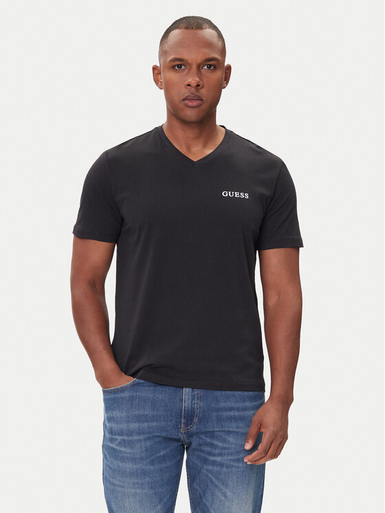 Guess Guess Conjunto de camisetas U5BG58 KCAM1 Negro Regular Fit
