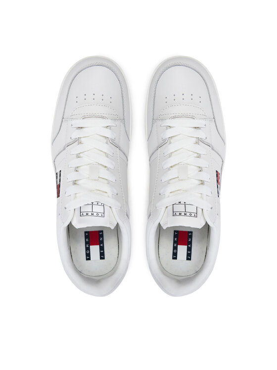 Tommy Jeans Snīkeri Tommy Jeans Tjm The Greenwich New Ess EM0EM01574 Balts