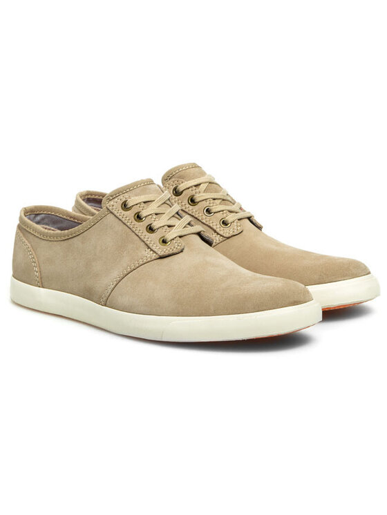 Clarks Pusbačiai Clarks Torbay Lace 203576327 Smėlio