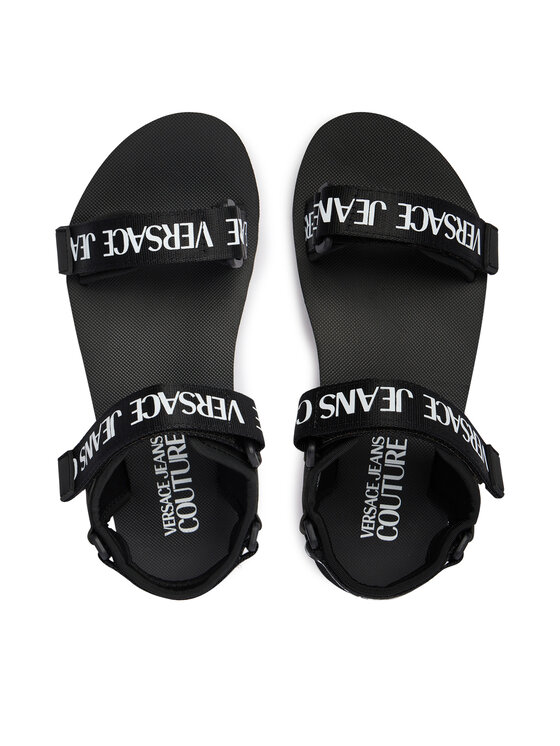 Versace Jeans Couture Босоніжки Versace Jeans Couture 80VA3SX4 ZS630 Чорний