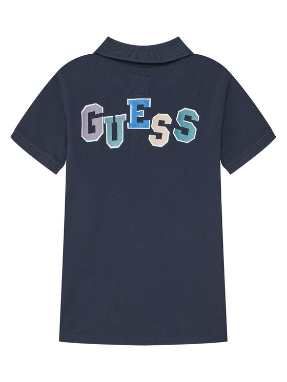Guess Guess Pólóing L6GP01 K9WF4 Sötétkék Regular Fit