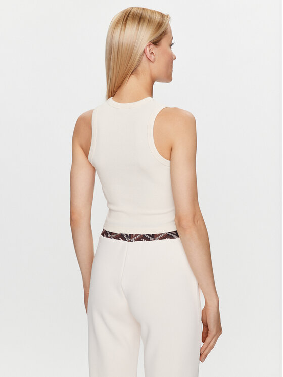 Guess Guess Топ V3GP19 K8RT2 Бежевий Slim Fit
