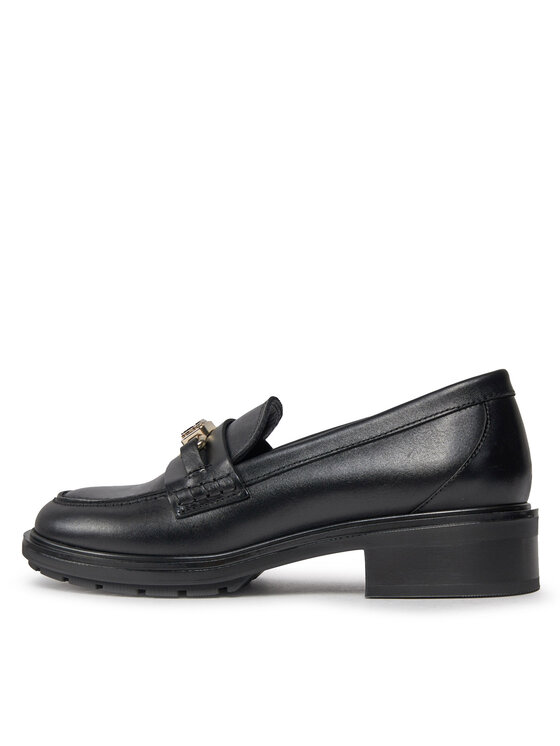 Tommy Hilfiger Loaferice Tommy Hilfiger Th Hardware Loafer FW0FW07765 Crna