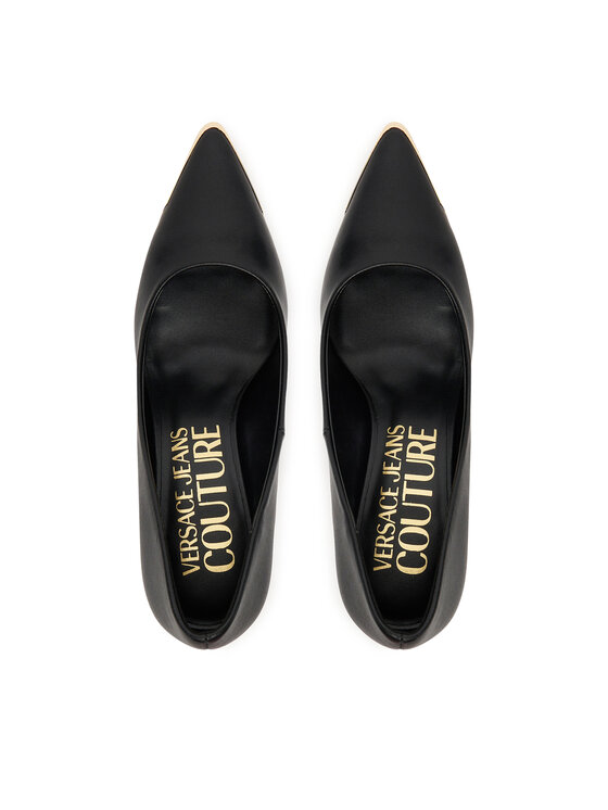 Versace Jeans Couture Pantofi cu toc subțire Versace Jeans Couture 79VA3S50 Negru