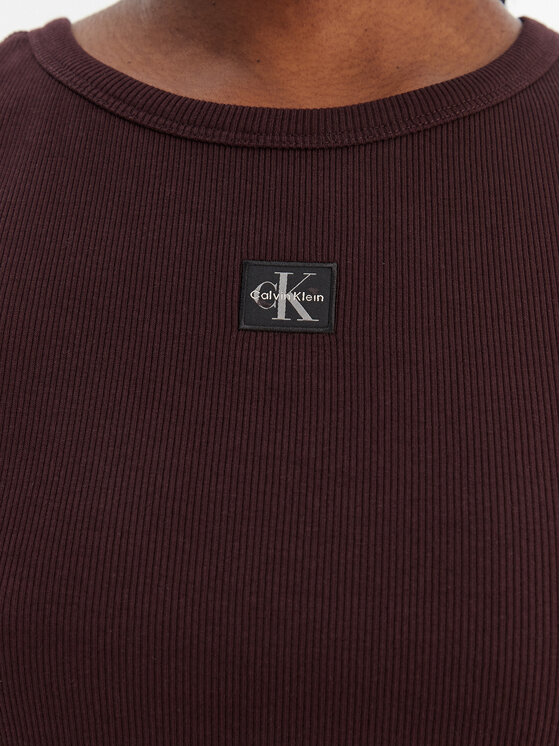 Calvin Klein Jeans Calvin Klein Jeans Top LV047C201G Marrón Slim Fit