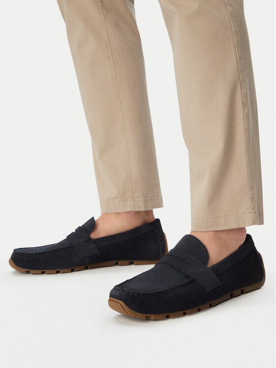 Clarks Мокасини Clarks Corsley Bar 26184514 Cиній