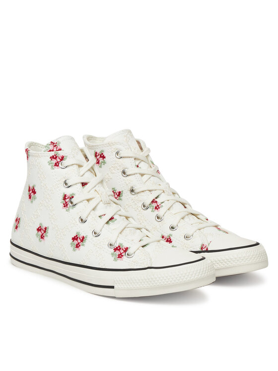 Converse Trampki Converse Chuck Taylor All Star Vintage Embroidery A12635C Biały