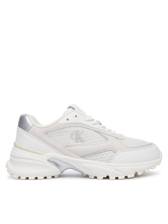Calvin Klein Sneakersy Calvin Klein Hike Runner Mesh Mix Met Mg YW0YW02009 Biela