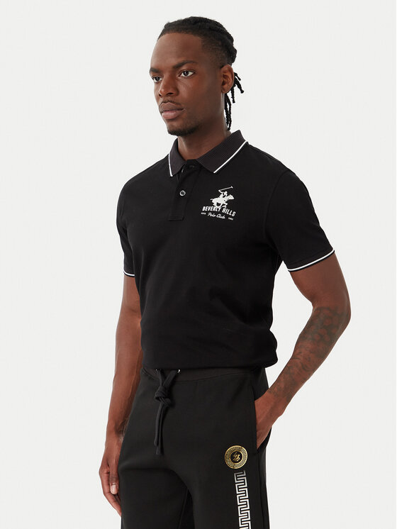 Beverly Hills Polo Club Beverly Hills Polo Club Polo M2607-HR Negro Regular Fit
