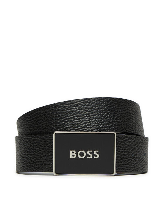BOSS Pánský pásek Boss Icon 50529690 Černá