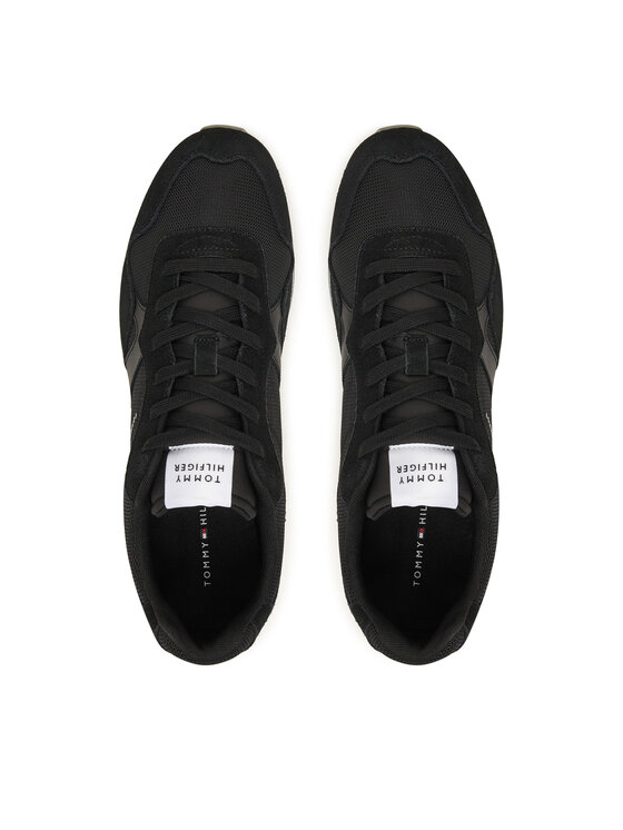 Sneakers Tommy Hilfiger Runner Icon Mix FM0FM05679 Negru | Epantofi.ro