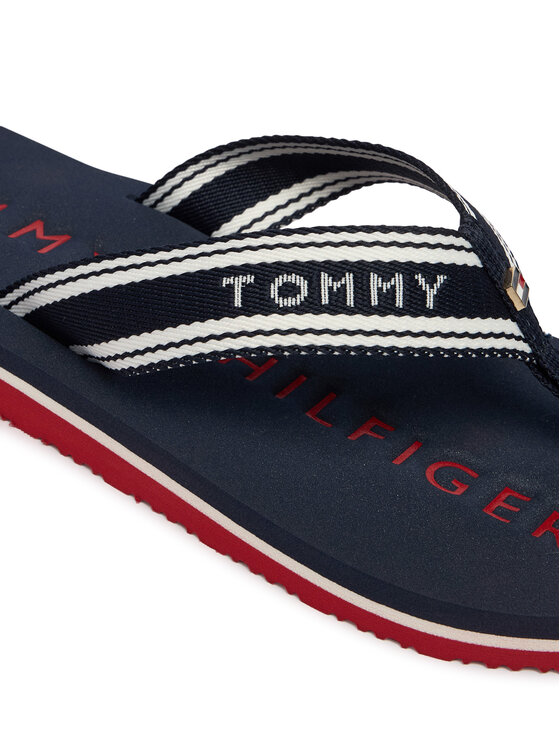Tommy Hilfiger Flip-flops Tommy Hilfiger Th Webbing Summer Sandal FW0FW09193 Sötétkék