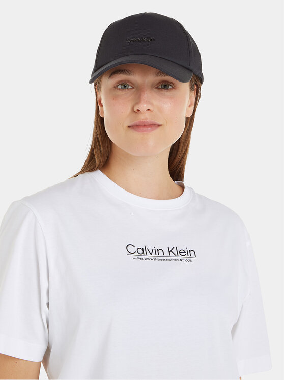 Calvin Klein Kapa s šiltom Calvin Klein Elevated Softs K60K611905 Črna