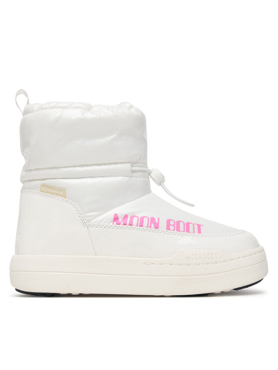 Moon Boot Sniego batai Moon Boot Jr Park Tube Mid Glitter Wp 80D3440110 S Balta