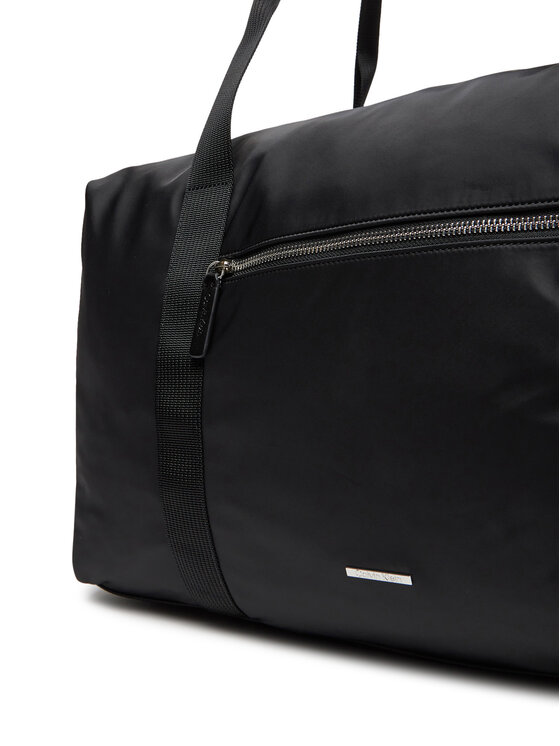 Calvin Klein Krepšys Calvin Klein Sleek Nylon Weekender Bag LV04D3043G Juoda