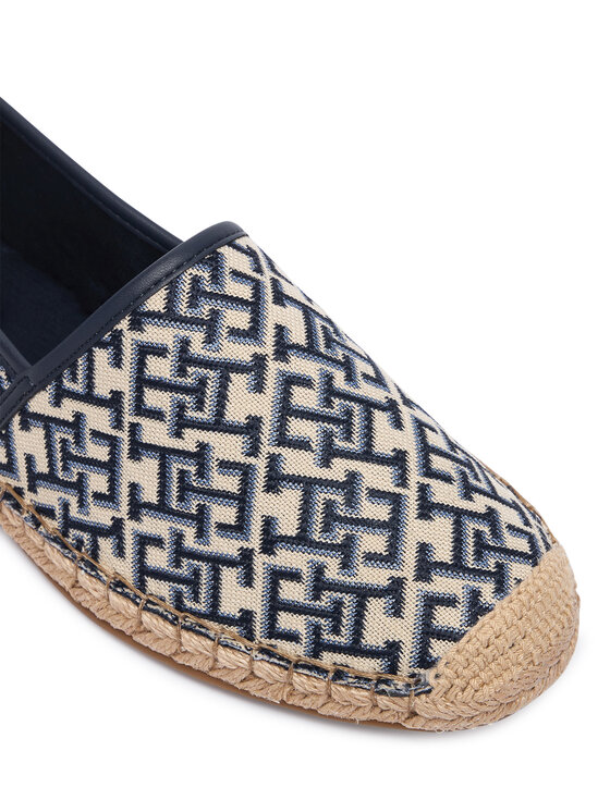 Tommy Hilfiger Espadrilles Tommy Hilfiger Th Monogram Jacquard FW0FW09501 Brūns