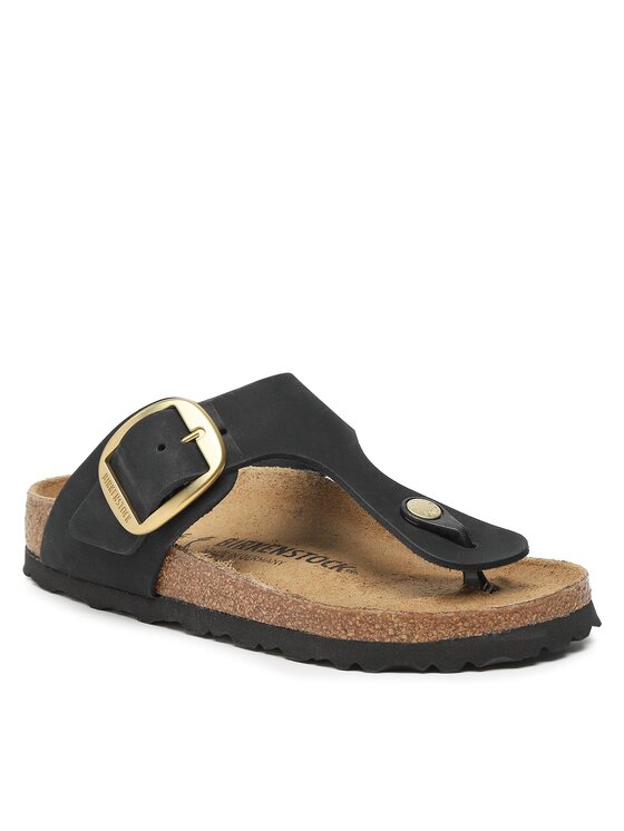 Birkenstock Japonke Birkenstock Gizeh Big Buckle 1024107 Črna