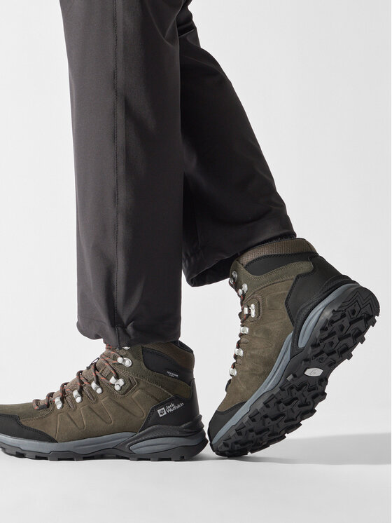 Jack Wolfskin Botas de trekking Jack Wolfskin Refugio Texapore Mid M 4049841 Caqui