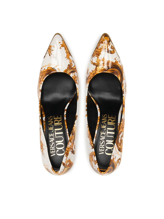 Versace Jeans Couture Туфлі на шпильці Versace Jeans Couture 80VA3S50 ZS366 G03 Білий