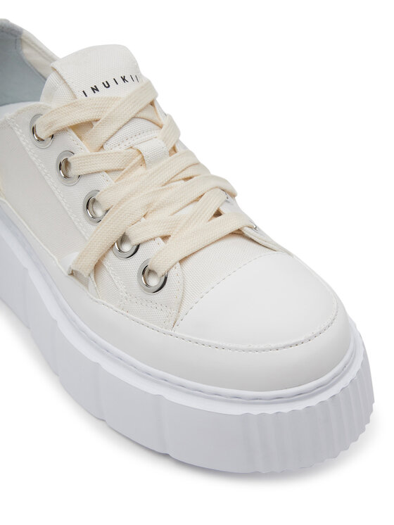 Inuikii Sportbačiai Inuikii Matilda Canvas Low 30102-025 Balta