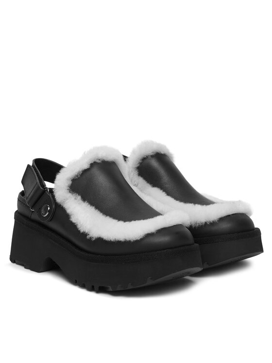 Ugg Шльопанці Ugg W Esmee Leather Clog 1171507 Чорний