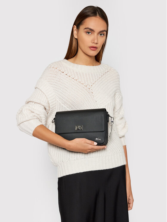 Lacoste Τσάντα Lacoste Flap Crossover Bag NF2770DC Μαύρο