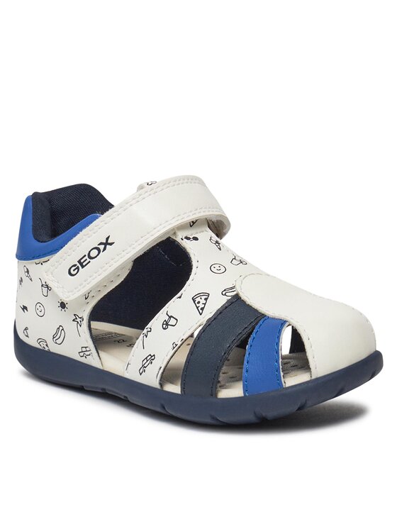 Geox Sandały Geox B Elthan Boy B451PC 000BC C0293 Biały
