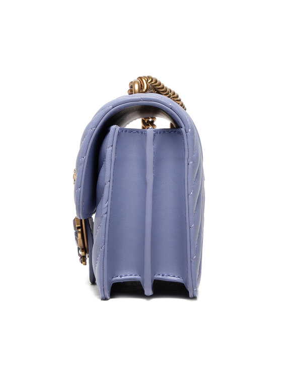 PINKO Torbica Pinko Love Mini Icon Chevron Je Cl AL 22-23 PLTT 1P22UK A03Z Ljubičasta