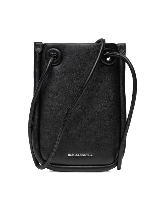 KARL LAGERFELD Torebka na telefon KARL LAGERFELD 236W3219 Czarny