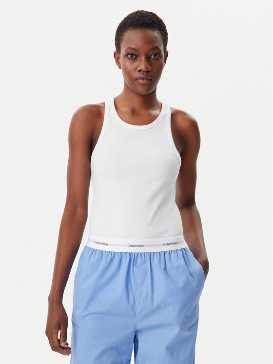 Calvin Klein Underwear Calvin Klein Underwear Felső LV00QS7492 Fehér Slim Fit