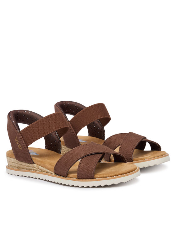 Skechers Босоніжки Skechers BOBS Desert Kiss - Golden Lily 114418/CHOC Коричневий