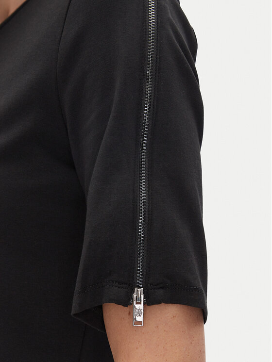 DKNY DKNY Футболка P4JHBRJQ Чорний Regular Fit